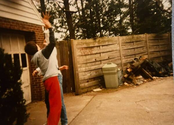 Driveway hoops in Chevy Chase